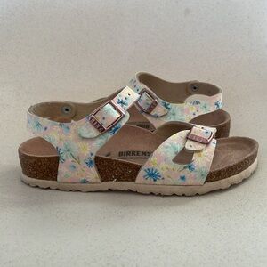 Birkenstock Kids Floral Sandals - Multicolor